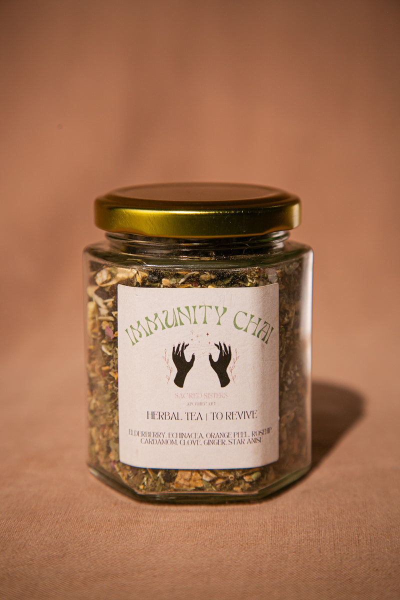 Immunity Chai Herbal Spiced Wellness Tea Sacred Sisters Apothecary